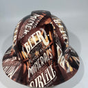 Full Brim Hard Hat Custom Hydro Dipped Beer Contains