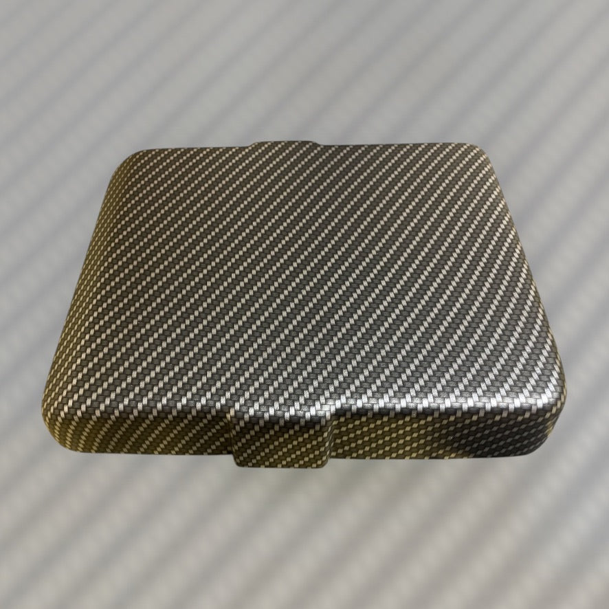 Custom Hydro Dipped Silver Carbon Fiber Fuse Box Lid Cover Charger/Challenger 2015+ Chrysler 2011+