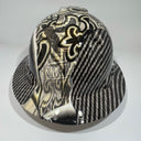 Full Brim Hard Hat Custom Hydro Dipped Saints Carbon Fiber