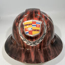 Full Brim Hard Hat Hydro Dipped CADILLAC