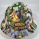 Full Brim Hard Hat Hydro Dipped CHICKEN JOCKEY