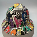 Full Brim Hard Hat Hydro Dipped CONVERSE ALL STAR SHOES