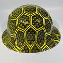 Full Brim Hard Hat Hydro Dipped Carbon Fiber Soccer