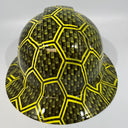 Full Brim Hard Hat Hydro Dipped Carbon Fiber Soccer