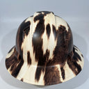 Full Brim Hard Hat Hydro Dipped COW HIDE