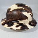 Full Brim Hard Hat Hydro Dipped COW HIDE