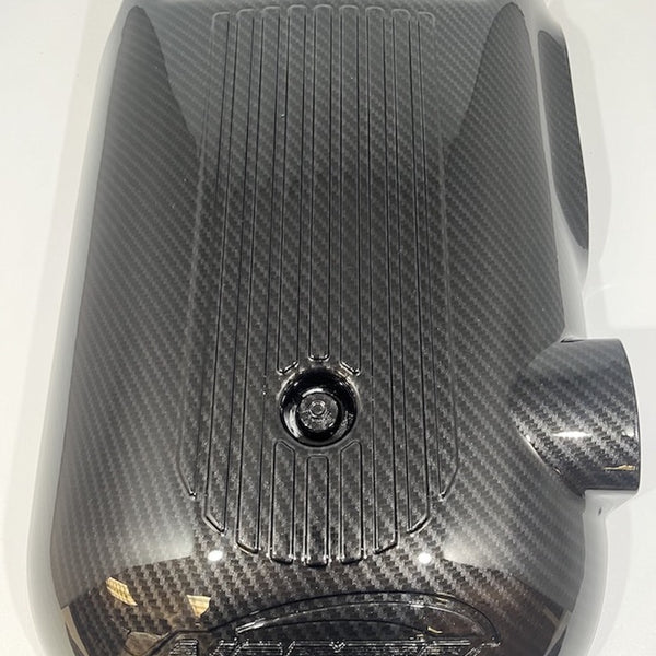 Custom Carbon Fiber Carbon Fiber Hydro Dipped Engine/Fuse Box Covers for Silverado, Tahoe &amp; Cadillac