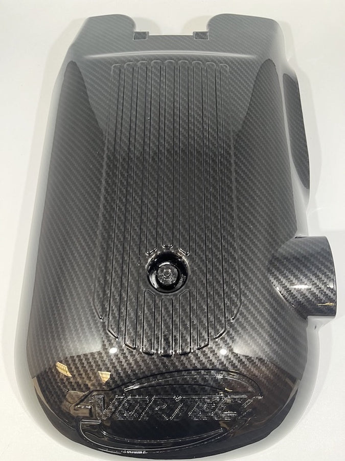 Custom Carbon Fiber Carbon Fiber Hydro Dipped Engine/Fuse Box Covers for Silverado, Tahoe &amp; Cadillac