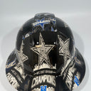 Full Brim Hard Hat Custom Hydro Dipped DALLAS COWBOYS NFC EAST CHAMPIONS