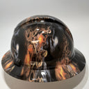 Full Brim Hard Hat Hydro Dipped DEATH METAL SKELETONS