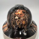 Full Brim Hard Hat Hydro Dipped DEATH METAL SKELETONS