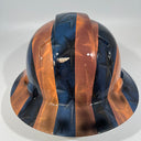 Full Brim Hard Hat Custom Hydro Dipped DENVER BRONCOS FLAG