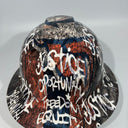 Full Brim Hard Hat Custom Hydro Dipped DENVER BRONCOS INSPIRE CHANGE