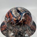 Full Brim Hard Hat Custom Hydro Dipped DENVER BRONCOS