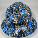 Full Brim Hard Hat Hydro Dipped DETROIT LIONS NFC NORTH CHAMPIONS 2024/2025