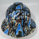 Full Brim Hard Hat Custom Hydro Dipped DETROIT LIONS NFC NORTH CHAMPIONS