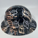 Full Brim Hard Hat Custom Hydro Dipped DETROIT TIGERS