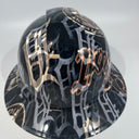 Full Brim Hard Hat Custom Hydro Dipped DETROIT TIGERS