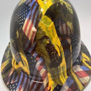 Full Brim Hard Hat Hydro Dipped DON'T TREAD ON ME GADSDEN USA FLAG