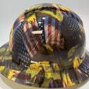 Full Brim Hard Hat Hydro Dipped DON'T TREAD ON ME GADSDEN USA FLAG