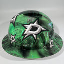 Full Brim Hard Hat Hydro Dipped DALLAS STARS