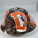 Full Brim Hard Hat Custom Hydro Dipped DENVER BRONCOS 2