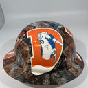Full Brim Hard Hat Custom Hydro Dipped DENVER BRONCOS 2
