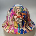 Full Brim Hard Hat Hydro Dipped HARLEY QUINN DADDYS LIL MONSTER