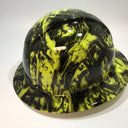 Full Brim Hard Hat Hydro Dipped Safety Green JESUS