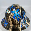 Full Brim Hard Hat Hydro Dipped EMS