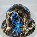 Full Brim Hard Hat Hydro Dipped EMS