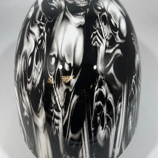 Baseball Cap Style Motorcycle Helmet HEAR NO EVIL SPEAK NO EVIL SEE NO EVIL