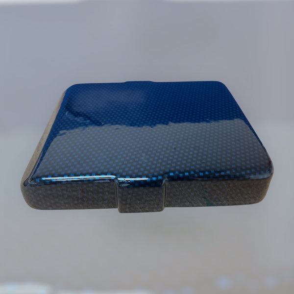 Custom Hydro Dipped Blue Candy Carbon Fiber Mopar Fuse Box Lid Cover Charger/Challenger 2015+ Chrysler 2011+