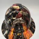Bad ass hardhat with  hydro dipped design of respect and thanks!