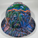 Full Brim Hard Hat Hydro Dipped FLORIDA GATORS