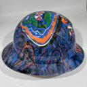 Full Brim Hard Hat Hydro Dipped FLORIDA GATORS