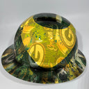 Full Brim Hard Hat Hydro Dipped GREEN BAY PACKERS ABSTRACT