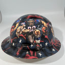 Full Brim Hard Hat Hydro Dipped HOUSTON TEXANS
