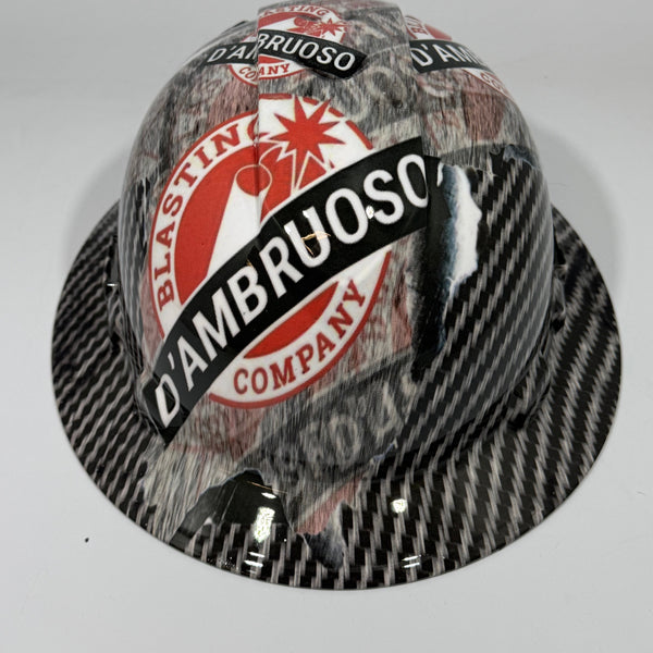 Full Brim Hard Hat Hydro Dipped D'AMBRUSO