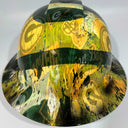 Full Brim Hard Hat Hydro Dipped GREEN BAY PACKERS ABSTRACT