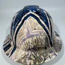 Full Brim Hard Hat Hydro Dipped DALLAS COWBOYS ABSTRACT