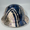 Full Brim Hard Hat Hydro Dipped DALLAS COWBOYS ABSTRACT