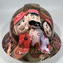 Full Brim Hard Hat Hydro Dipped CINCINNATI REDS