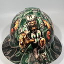 Full Brim Hard Hat Hydro Dipped NEW YORK JETS