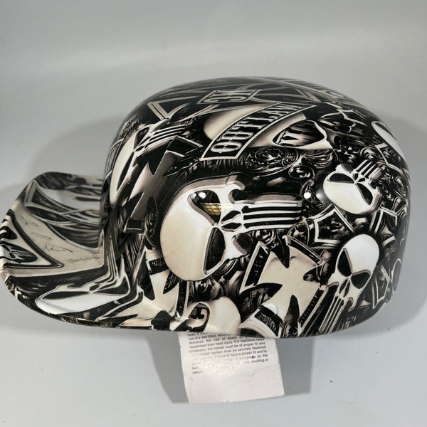 Baseball Cap Style Motorcycle Helmet AMERICAN OUTLAW