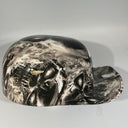 Baseball Cap Style Motorcycle Helmet CHROME SKULLS