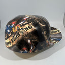 Baseball Cap Style Motorcycle Helmet FREEDOM ISN'T FREE EAGLE