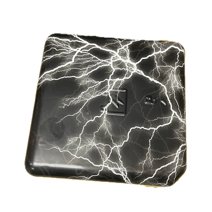 Silverado Fuse box lid. Hydro dipped BLACK LIGHTNING