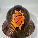Full Brim Hard Hat Hydro Dipped PHOENIX SUNS