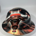 Full Brim Hard Hat Hydro Dipped STEELERS & BULLS